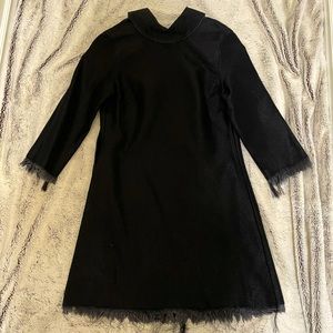 NWOT gorgeous Marques Almeida frayed edge denim dress